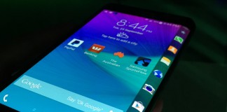 Samsung S6 with curved screen on sides