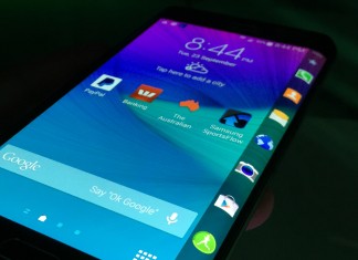 Samsung S6 with curved screen on sides